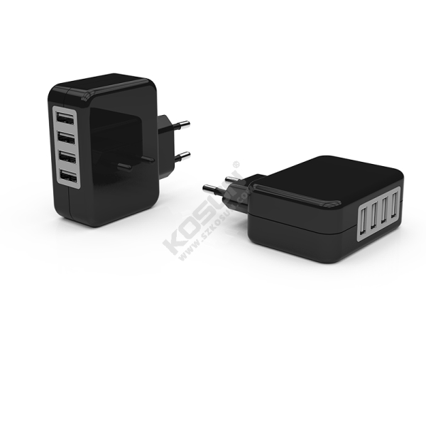 24W 4USB Ports European Wall Charger
